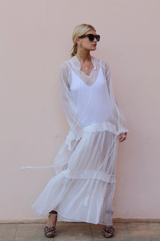 Clothing Fashion Women See-Through Sexy Beach Cover Up Dresses 3