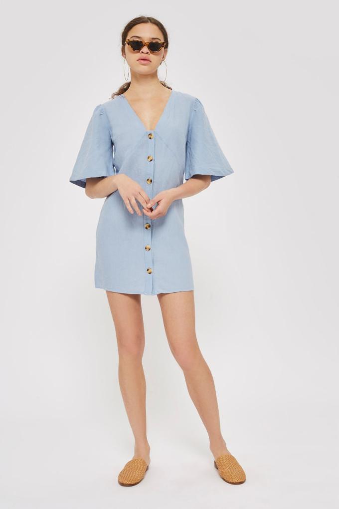 High Quality Wholesale Breathable Soft Loose Casual Shirt Dress Cotton 2