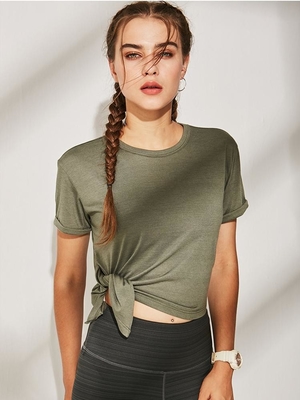 Hot Sales Clothing T Shirt Women With Slit