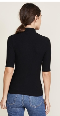 Simple Design Clothing Black T Shirt Women