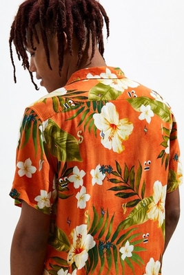 2019 New Fashion Short Sleeve Printed Shirts for Men
