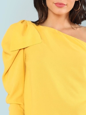 Asymmetrical Sleeve Blouse for Women
