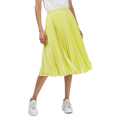 women clothing midi skirt long chiffon pleated maxi skirt